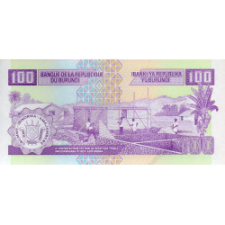 Burundi 100 Francs 2007