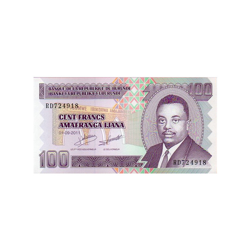 Burundi 100 Francs 2011