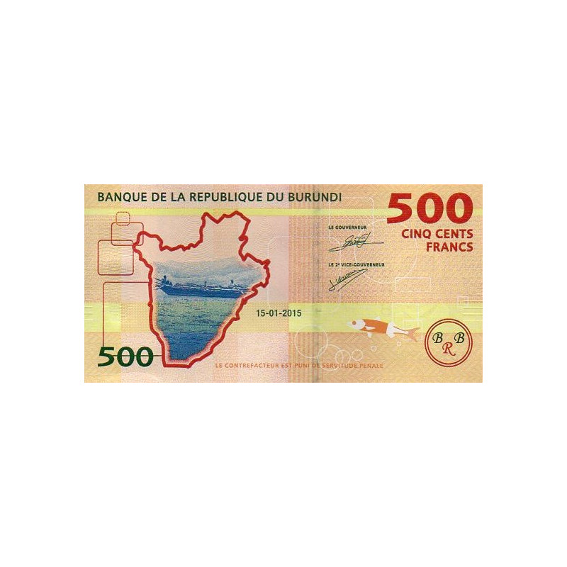 Burundi 500 Francs 2025