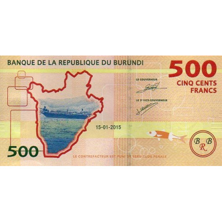Burundi 500 Francs 2025