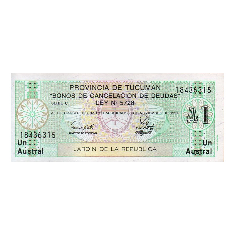 Argentina 1 Austral 1991