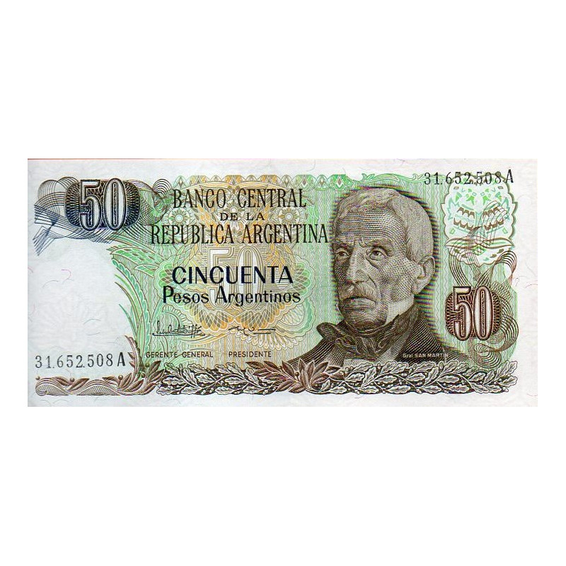 Argentina 50 Pesos ND 1983-84