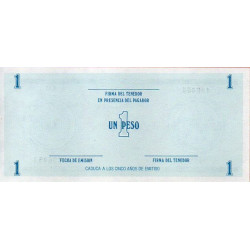 Cuba 1 Peso ND 1985 Certificado