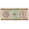 Cuba 1 Peso ND 1985 Certificado D
