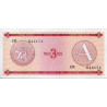 Cuba 3 Pesos ND 1985 Certificado (A)