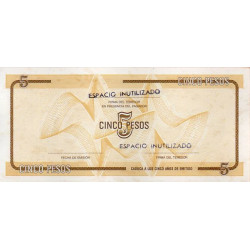 Cuba 5 Pesos ND 1985 Certificado (D)