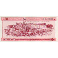 Cuba 10 Pesos ND 1985 Certificado (A)