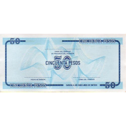 Cuba 50 Pesos ND 1985 Certificado (C)