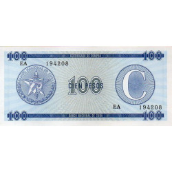 Cuba 100 Pesos ND 1985 Certificado (C)