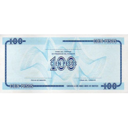 Cuba 100 Pesos ND 1985 Certificado (C)