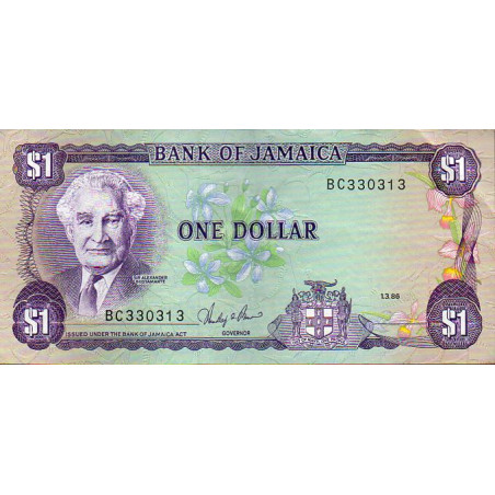 Jamaica 1 Dólar 1986