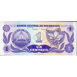 Nicarágua 1 Centavo de Córdoba ND 1990-92