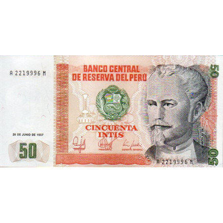 Peru 50 Intis 1987