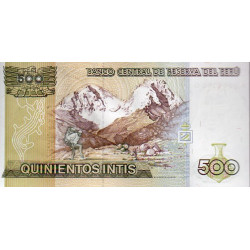 Peru 500 Intis 1987