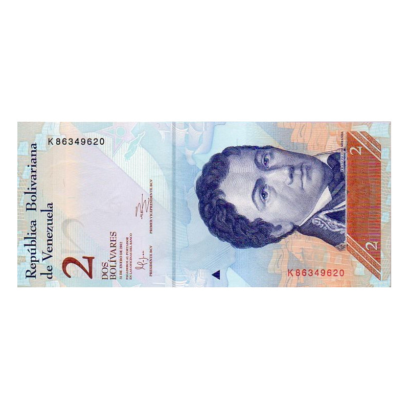 Venezuela 2 Bolívares 2012