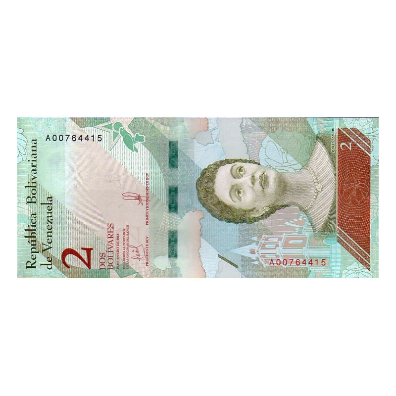 Venezuela 2 Bolívares 2018