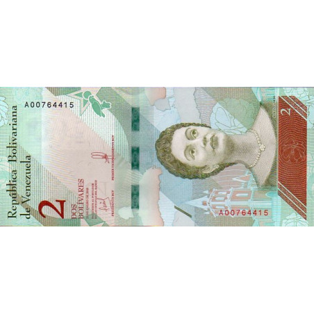 Venezuela 2 Bolívares 2018