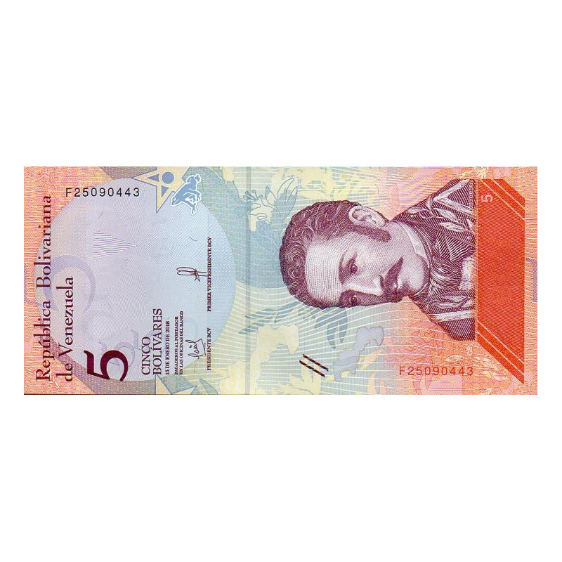 Venezuela 5 Bolívares 2018