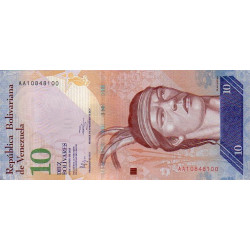 Venezuela 10 Bolívares 2014