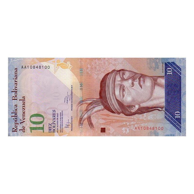 Venezuela 10 Bolívares 2014