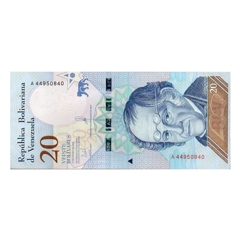 Venezuela 20 Bolívares 2018