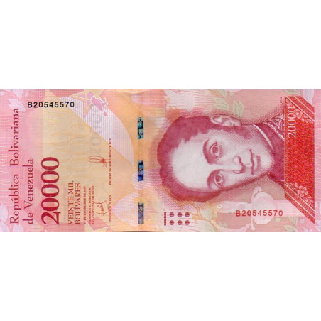 Venezuela 20.000 Bolívares 2017