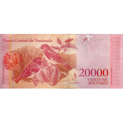 Venezuela 20.000 Bolívares 2017