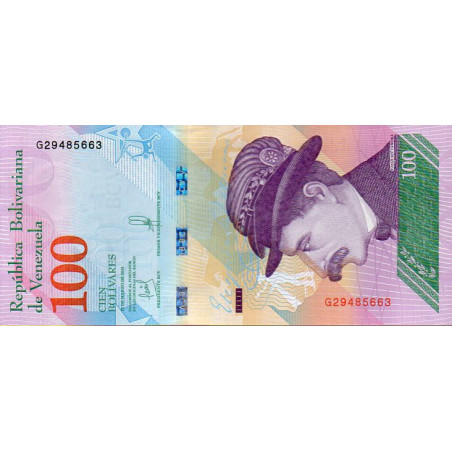 Venezuela 100 Bolívares 2018