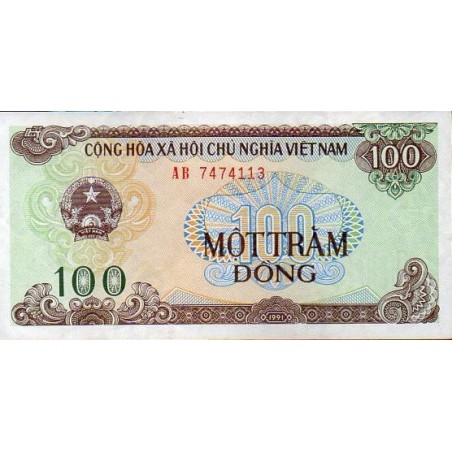 Vietname do Norte 100 Dông 1991