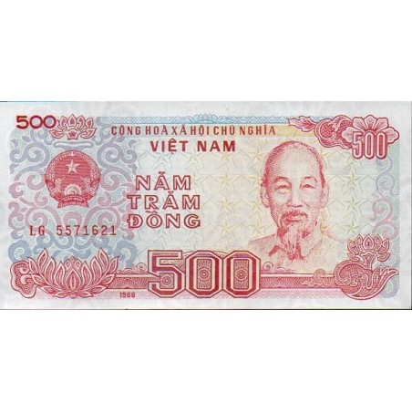 Vietname do Norte 500 Dông 1988