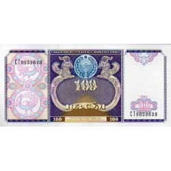 Uzbequistão 100 Sum 1994