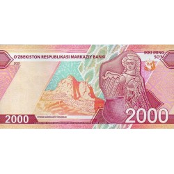 Uzbequistão 2000 Sum 2021