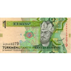 Turquemenistão 1 Manat 2012