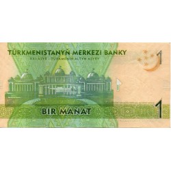 Turquemenistão 1 Manat 2012