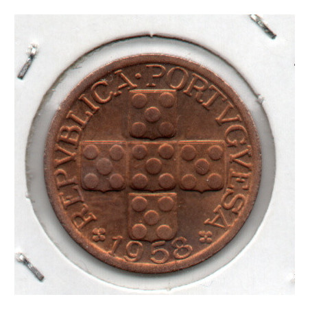 Portugal XX Centavos 1958 Sob