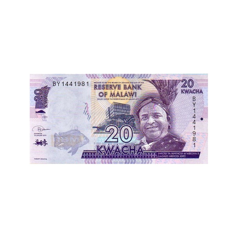 Malawi 20 Kwacha 2019