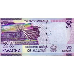 Malawi 20 Kwacha 2019