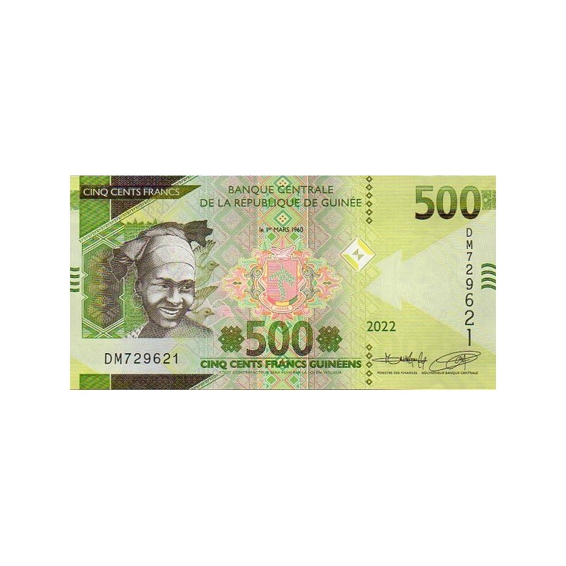 Guiné 500 Francs 2022