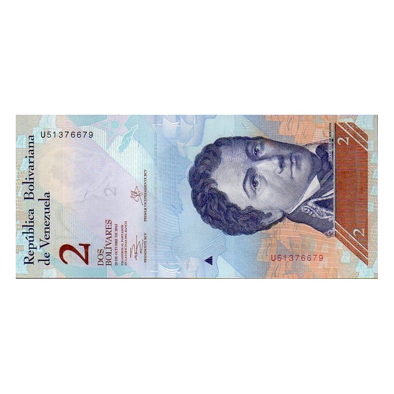 Venezuela 2 Bolívares 2013