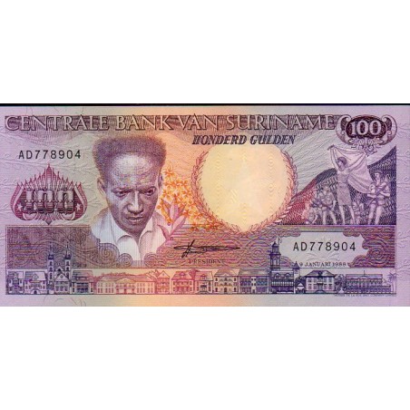 Suriname 100 Gulden 1988