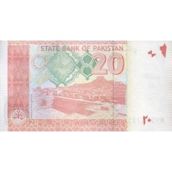 Paquistão 20 Rupee 2022