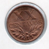 Portugal XX Centavos 1964 Sob