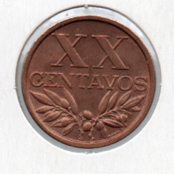 Portugal XX Centavos 1966 Sob