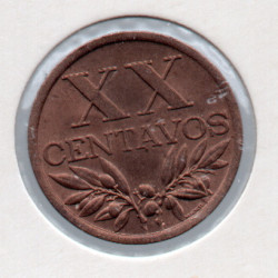 Portugal XX Centavos 1967 Sob