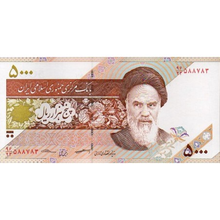 Irão 5000 Rials ND 2018