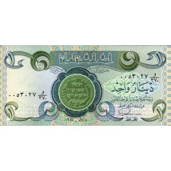 Iraque 1 Dinar ND 1990