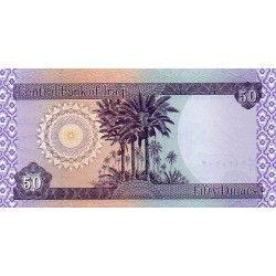 Iraque 50 Dinar ND 2003-13