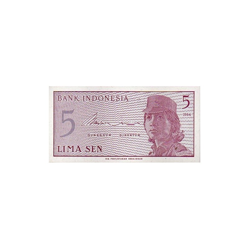 Indonésia 5 Sen 1964