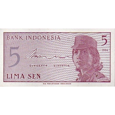 Indonésia 5 Sen 1964