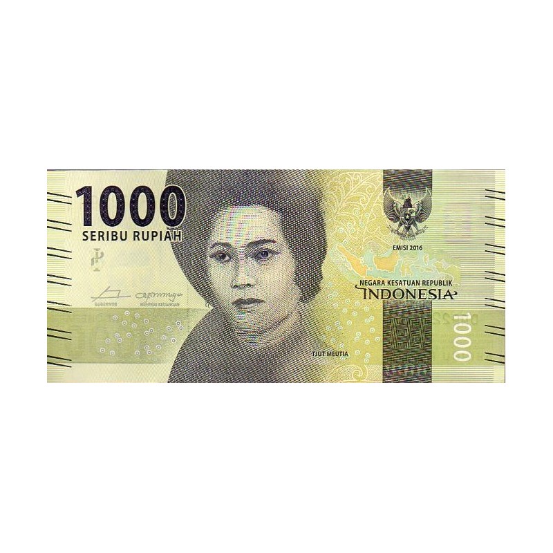 Indonésia 1000 Rupiah 2016